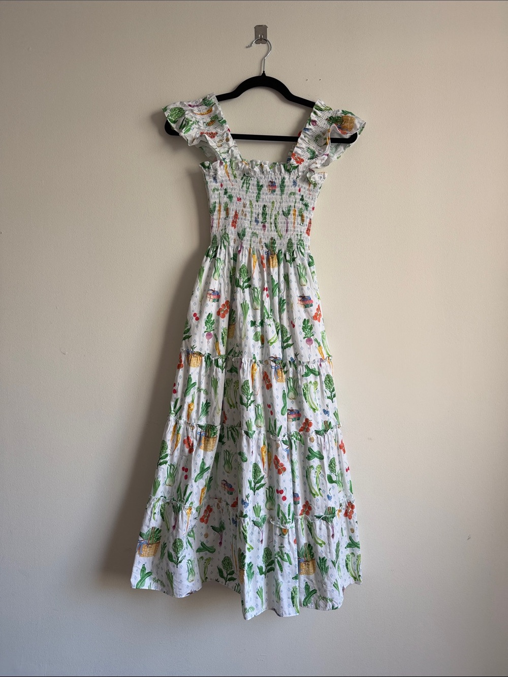 Hill House Ellie Nap Dress in Vegetable Garden Print, Size XXS